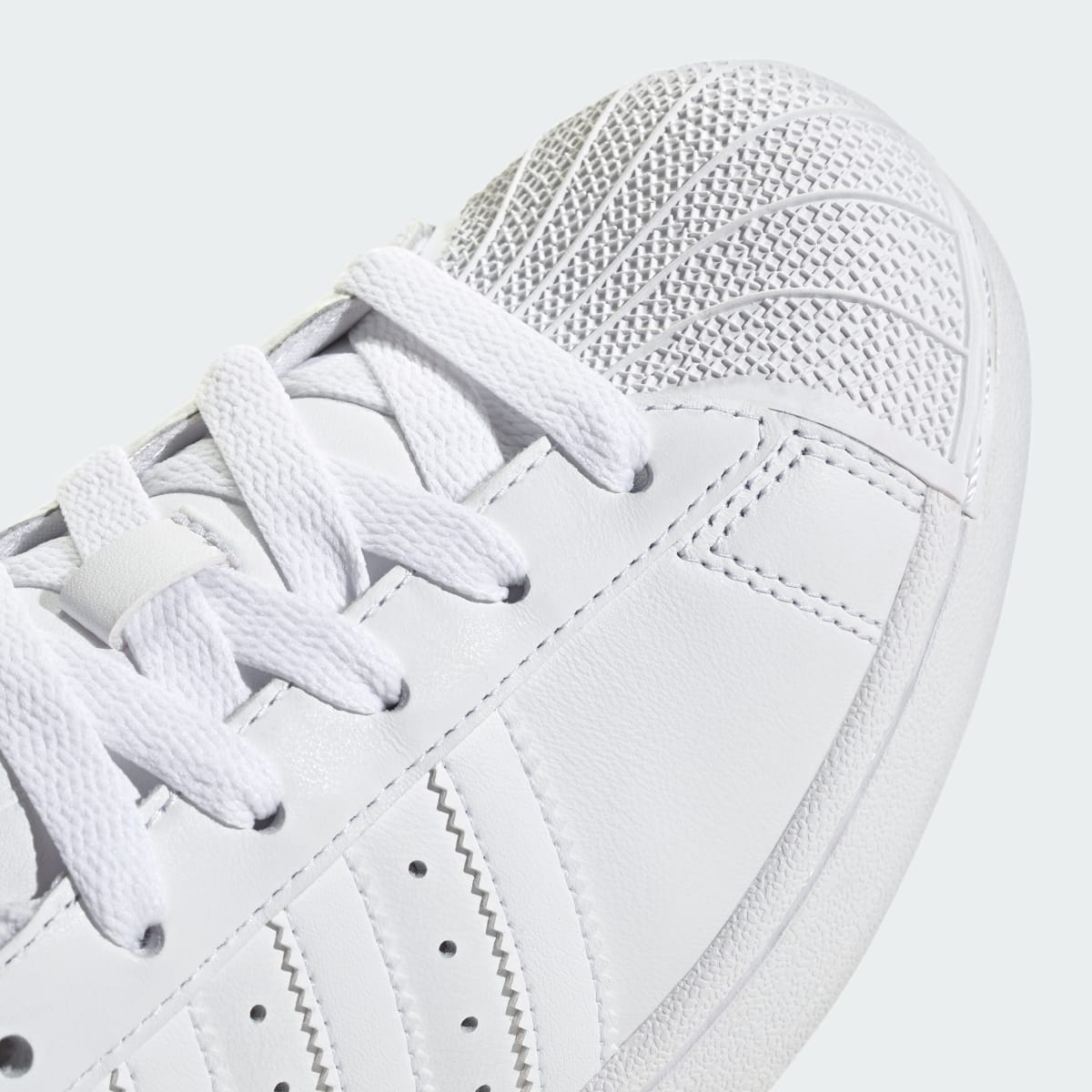 Adidas Women's Superstar II Shoes - Cloud White / Cloud White / Core Black - Image 8