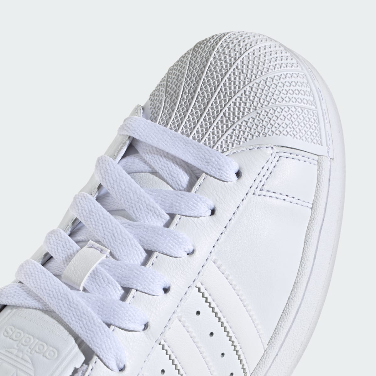 Adidas Men's Superstar II Shoes - Cloud White / Cloud White / Cloud White - Image 10