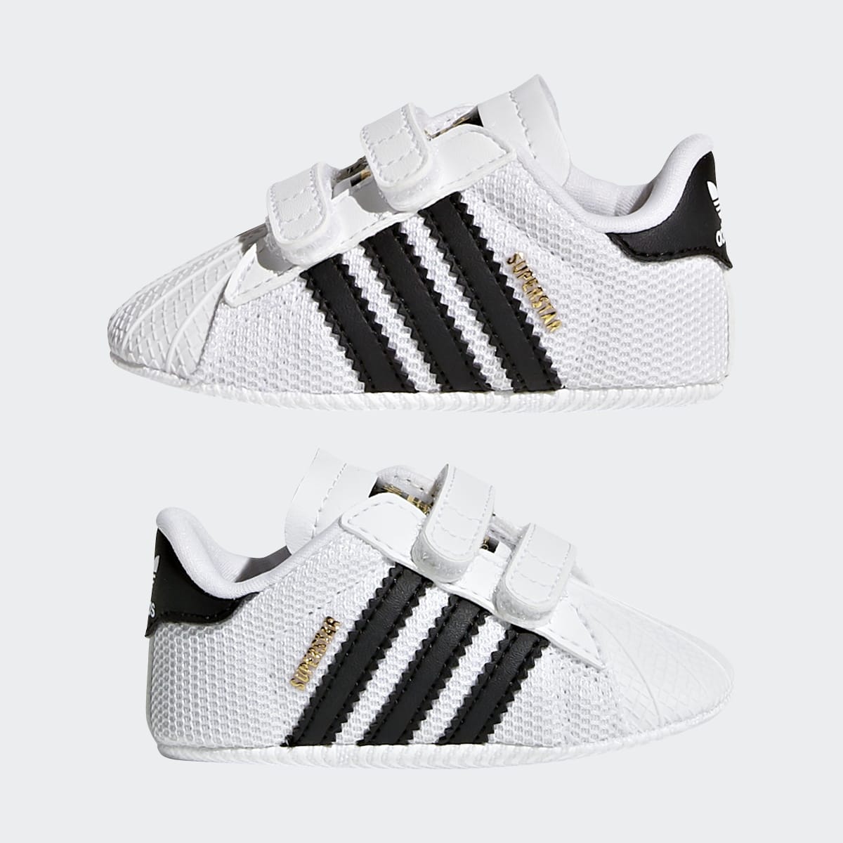Adidas Kids' Superstar Shoes - Cloud White / Core Black / Cloud White - Image 9