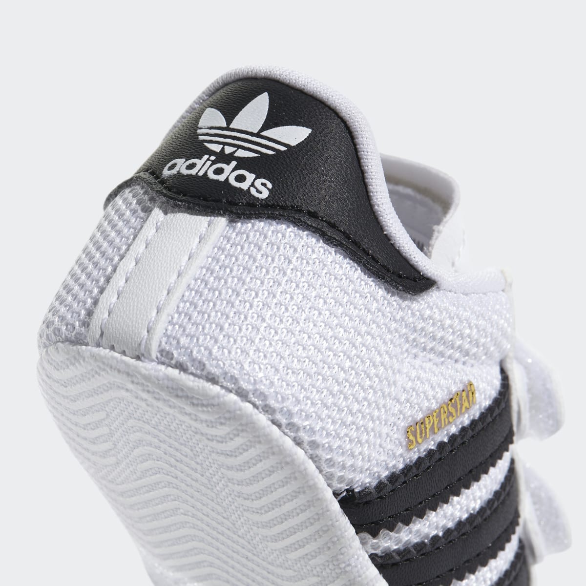 Adidas Kids' Superstar Shoes - Cloud White / Core Black / Cloud White - Image 10
