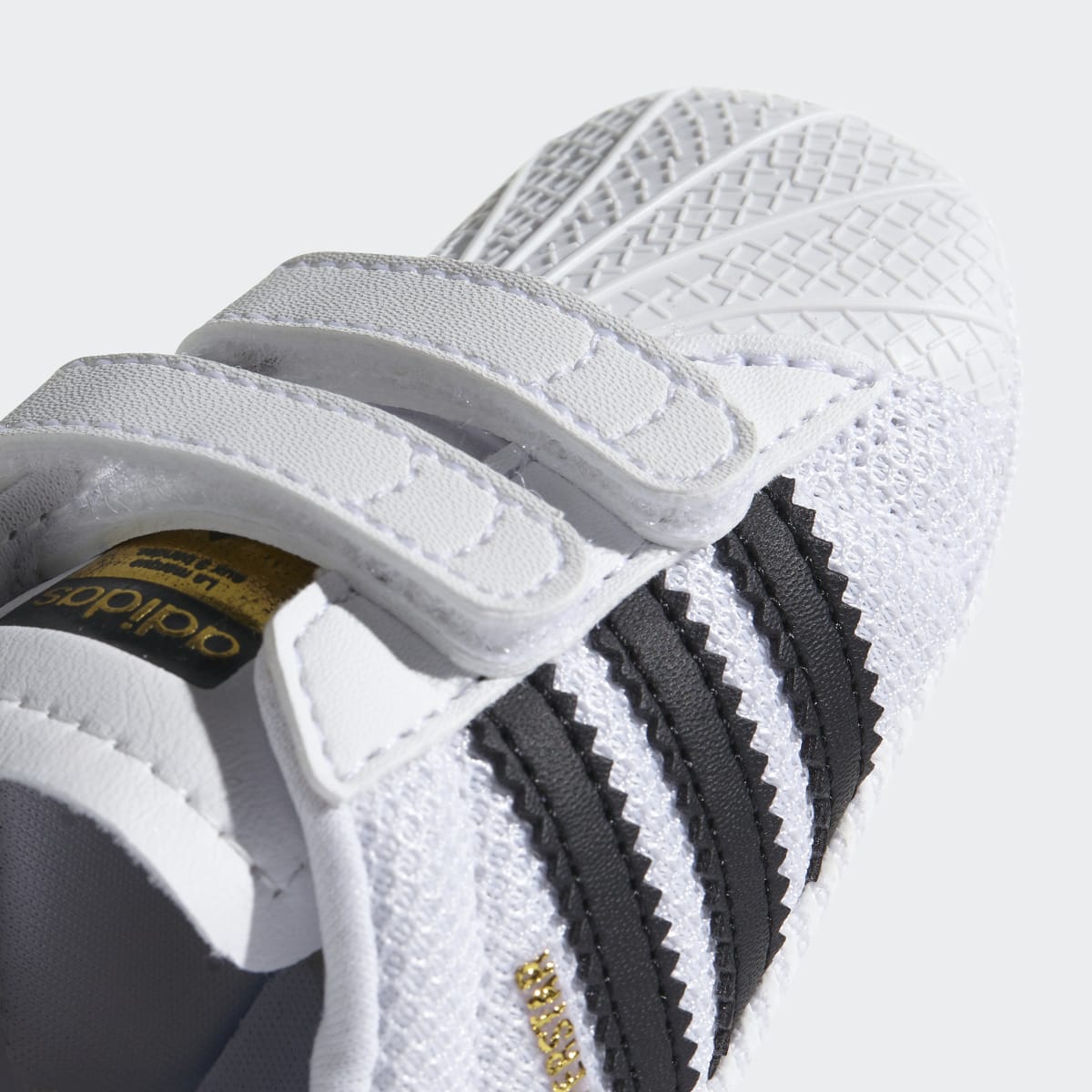 Adidas Kids' Superstar Shoes - Cloud White / Core Black / Cloud White - Image 11