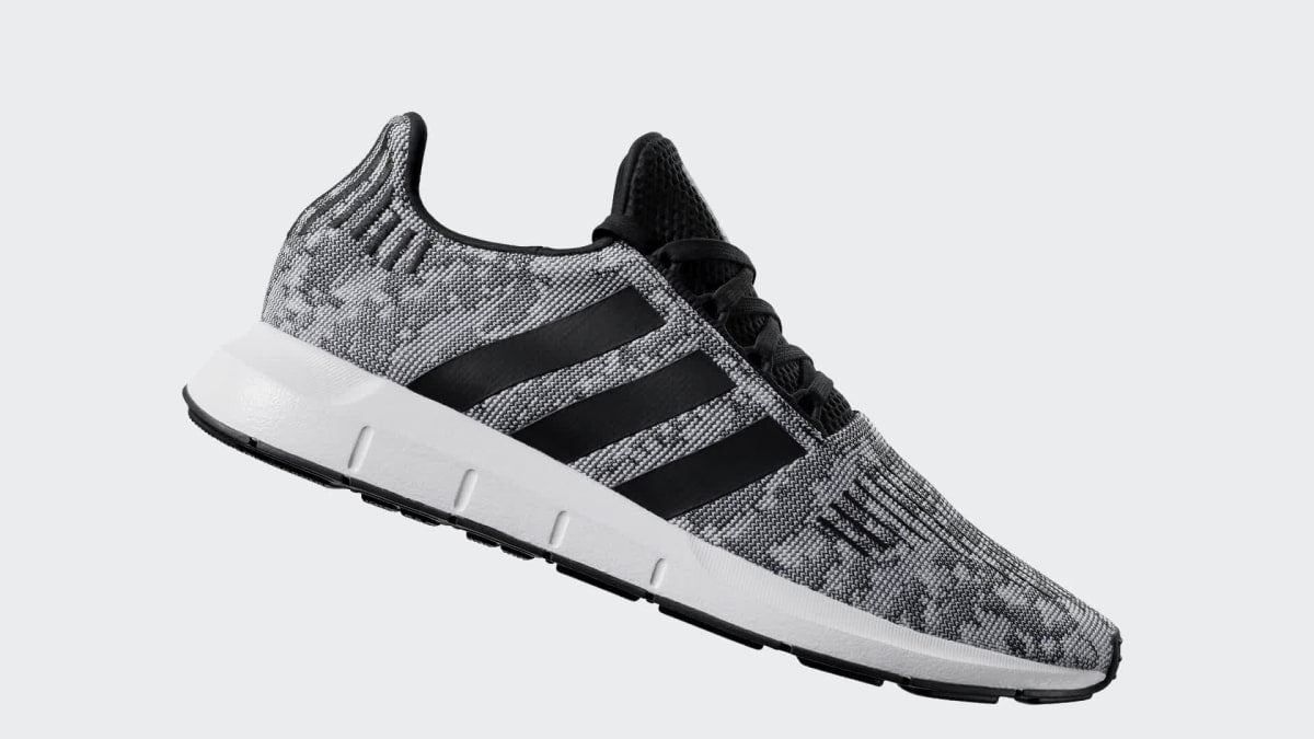 Adidas Men's Swift Run 1.0 Shoes - Core Black / Core Black / Cloud White - Image 2
