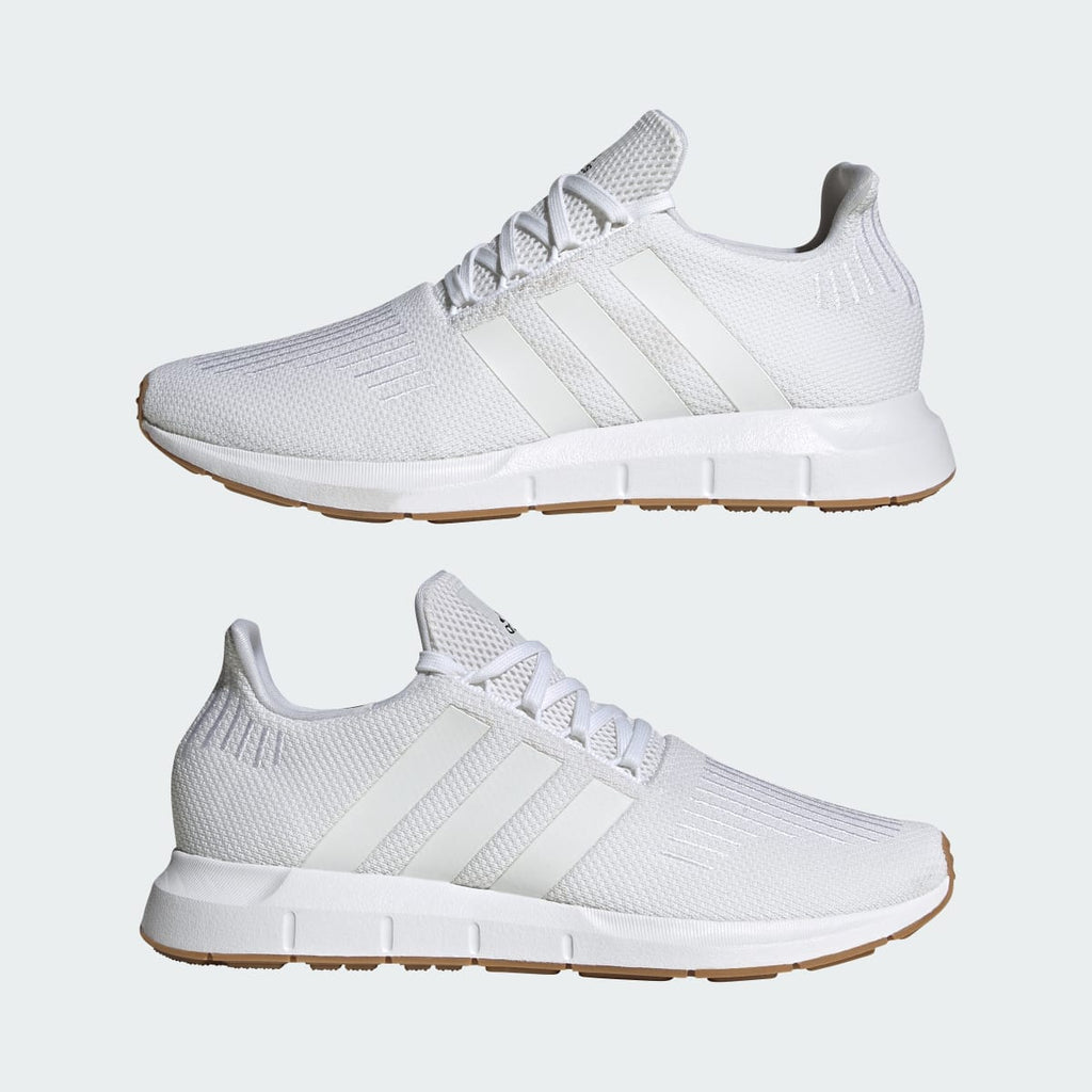 Adidas Men's Swift Run 1.0 Shoes - Cloud White / Cloud White / Core Black - Image 8
