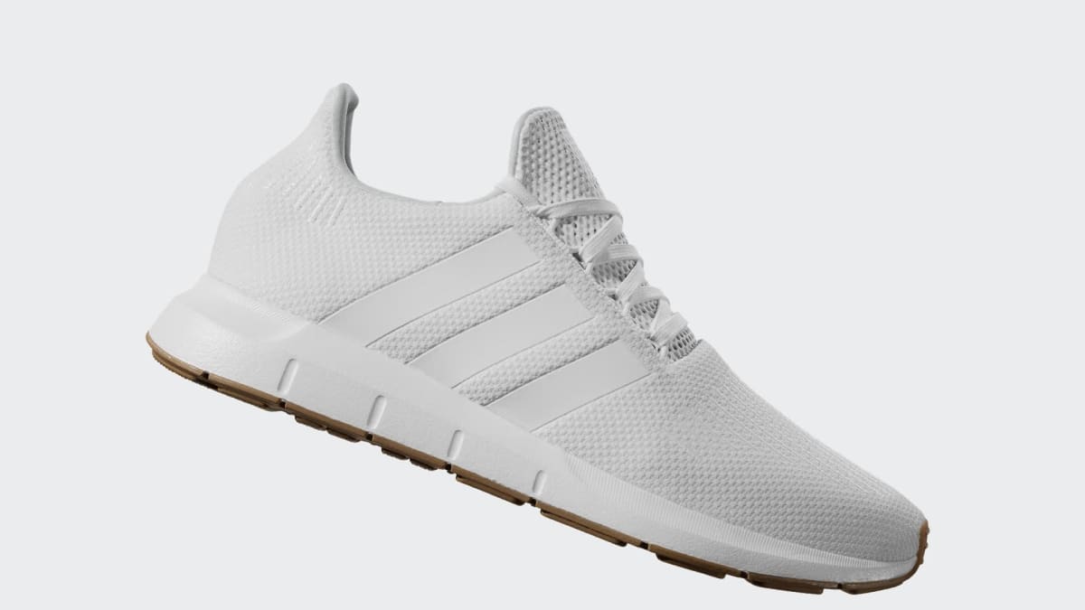 Adidas Men's Swift Run 1.0 Shoes - Cloud White / Cloud White / Core Black - Image 2