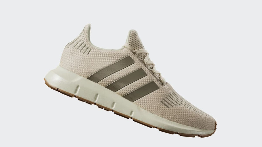 Adidas Women's Swift Run 1.0 Shoes - Wonder White / Cyber Metallic / Off White - Image 2