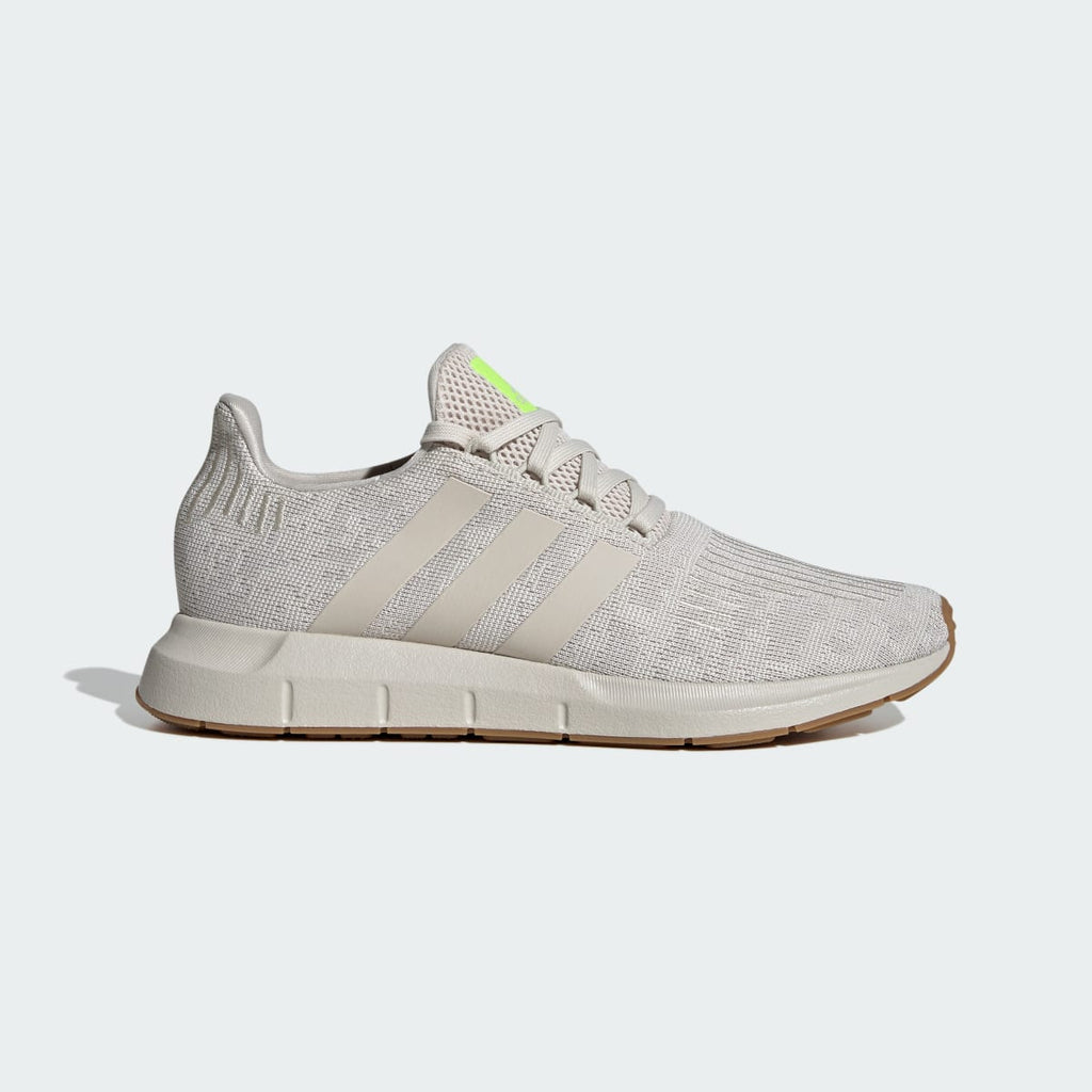 Adidas Men's Swift Run 1 Shoes - Alumina / Alumina / Lucid Lemon - Image 1