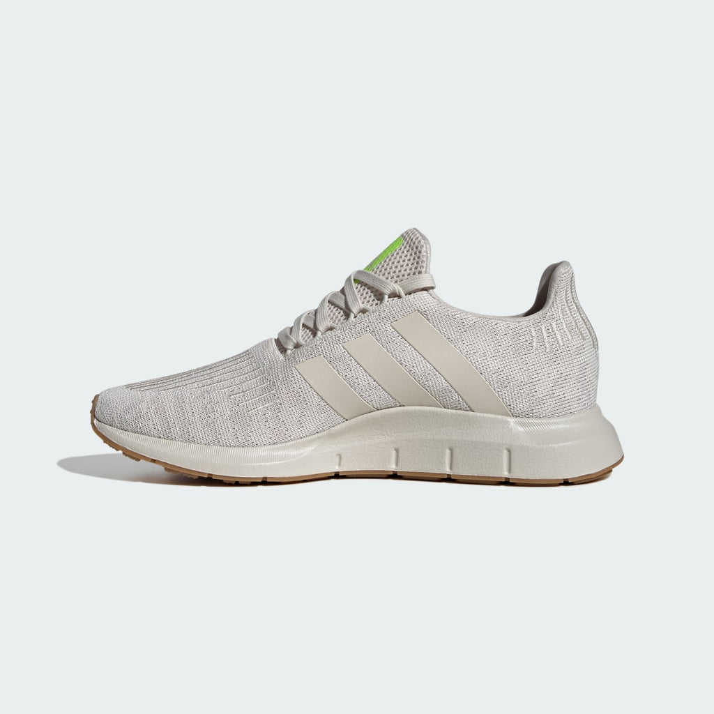 Adidas Men's Swift Run 1 Shoes - Alumina / Alumina / Lucid Lemon - Image 6