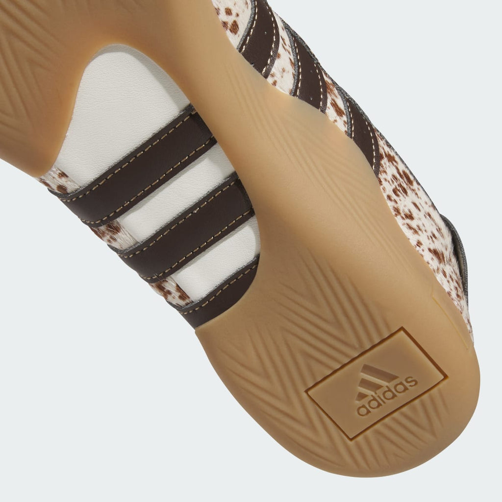 Adidas Women's TAEKWONDO MEI BALLET SHOES - Off White / Dark Brown / Gum - Image 9
