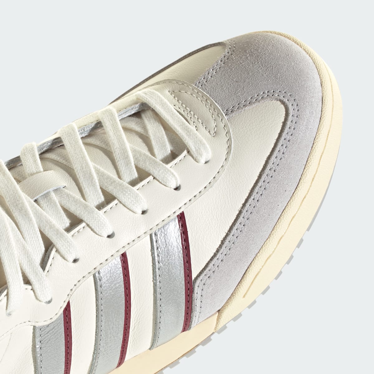 Adidas Men's TANGUM SHOES - Off White / Silver Metallic / Warm Vanilla - Image 8