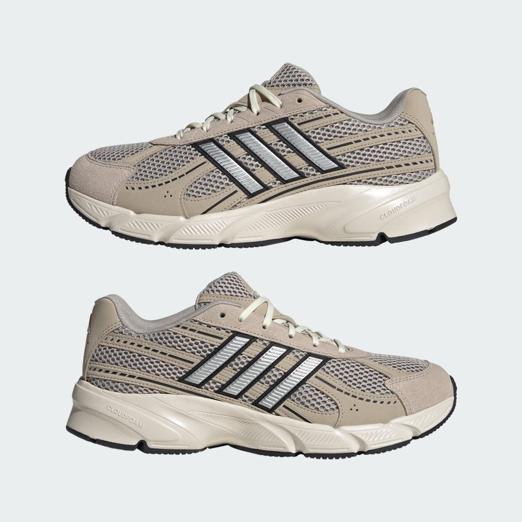 Adidas Men's TECHNOCHAOS 2000 SHOES - Light Brown / Matte Silver / Wonder Beige - Image 7
