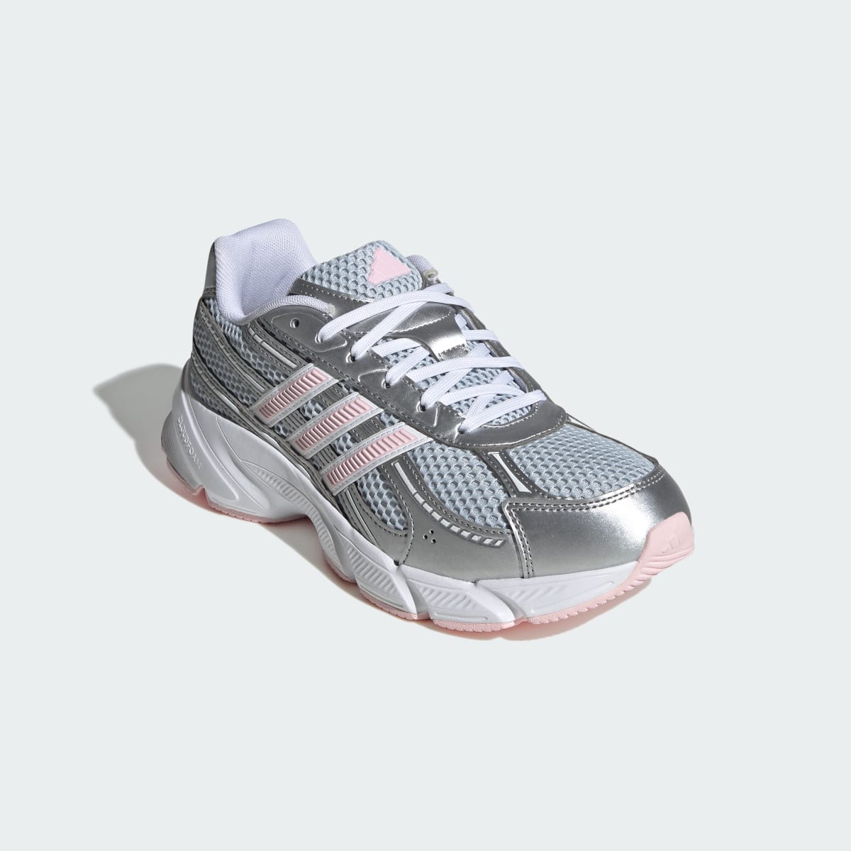 Adidas Women's TECHNOCHAOS 2000 SHOES - Cloud White / Clear Pink / Halo Blue - Image 4