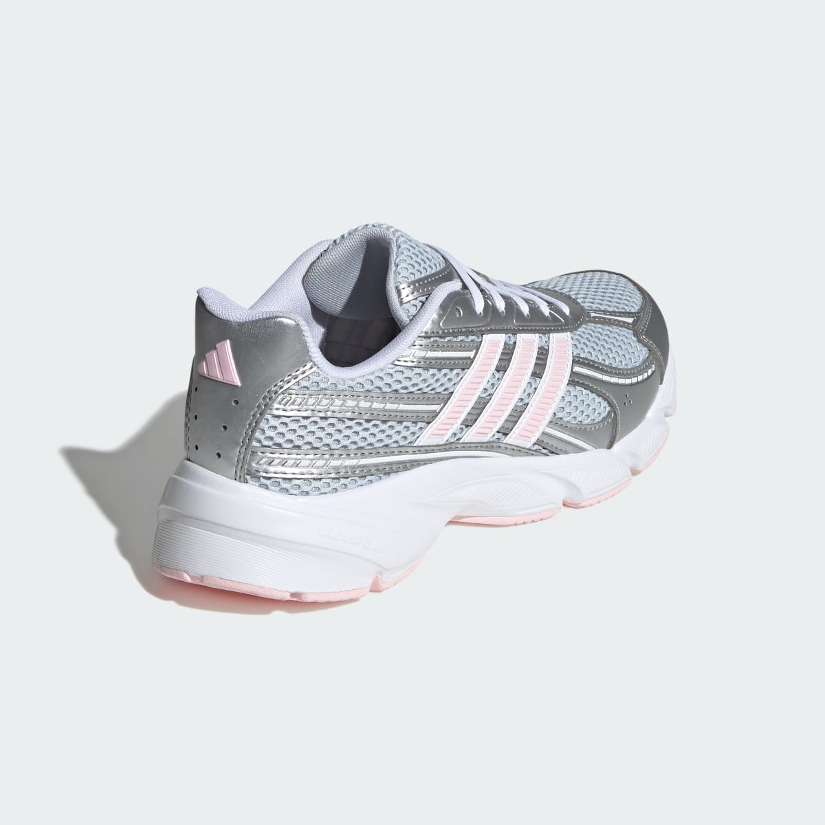 Adidas Women's TECHNOCHAOS 2000 SHOES - Cloud White / Clear Pink / Halo Blue - Image 5
