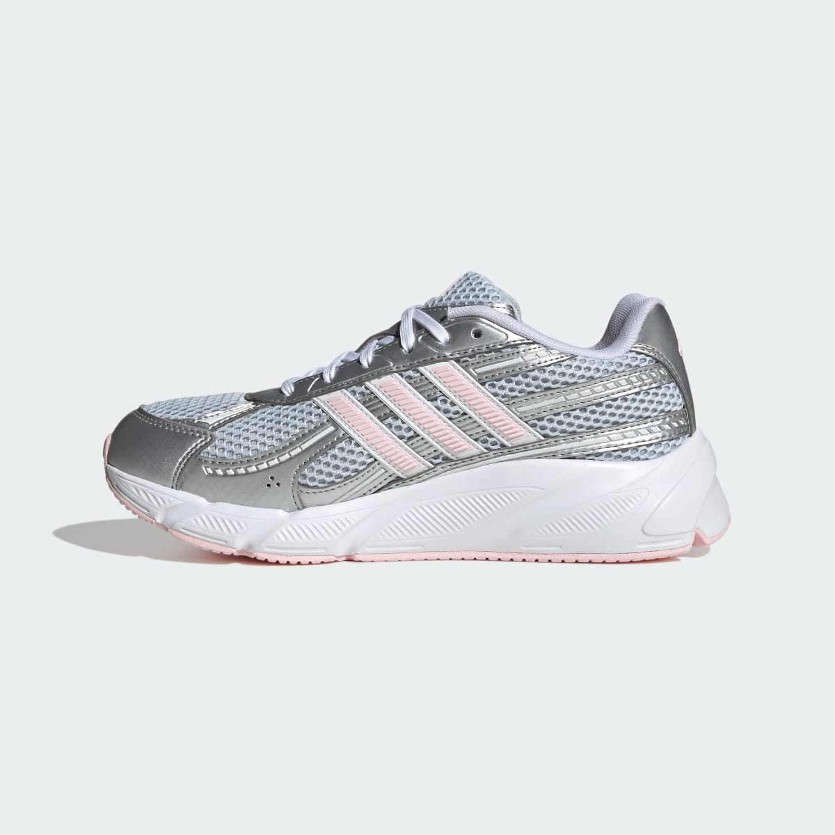 Adidas Women's TECHNOCHAOS 2000 SHOES - Cloud White / Clear Pink / Halo Blue - Image 6