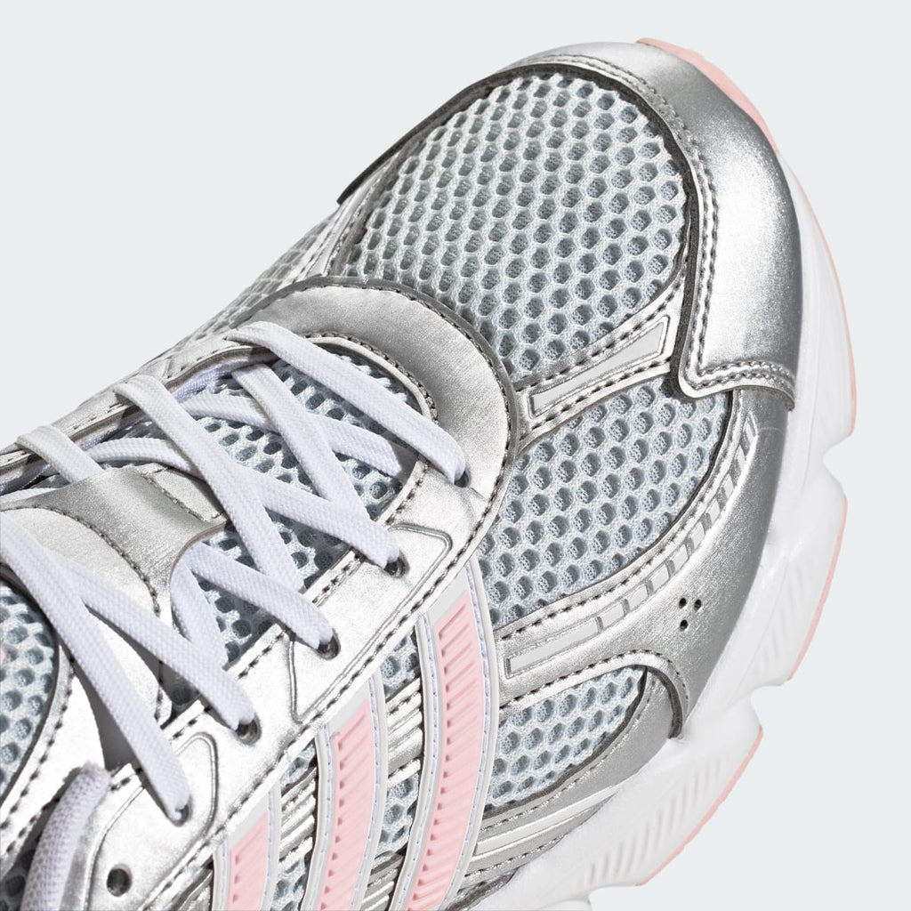 Adidas Women's TECHNOCHAOS 2000 SHOES - Cloud White / Clear Pink / Halo Blue - Image 7