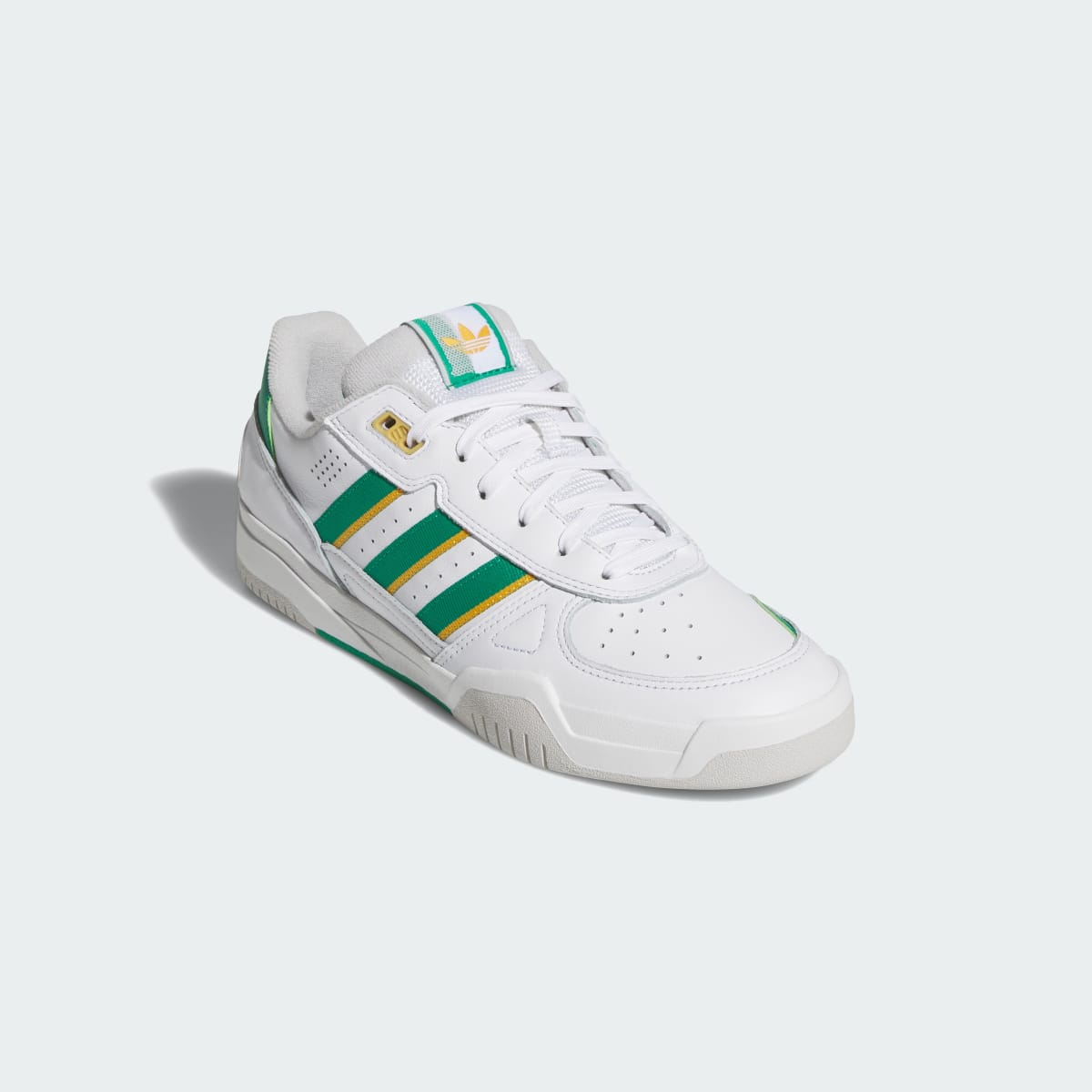 Adidas Men's TEKKIRA CUP Shoes - Cloud White / Court Green / Preloved Yellow - Image 4