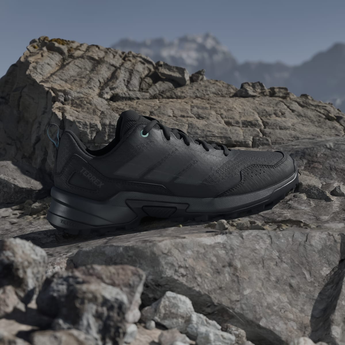 Adidas Women's TERREX EASTRAIL 3 W Shoes - Carbon / Core Black / Semi Flash Aqua - Image 3