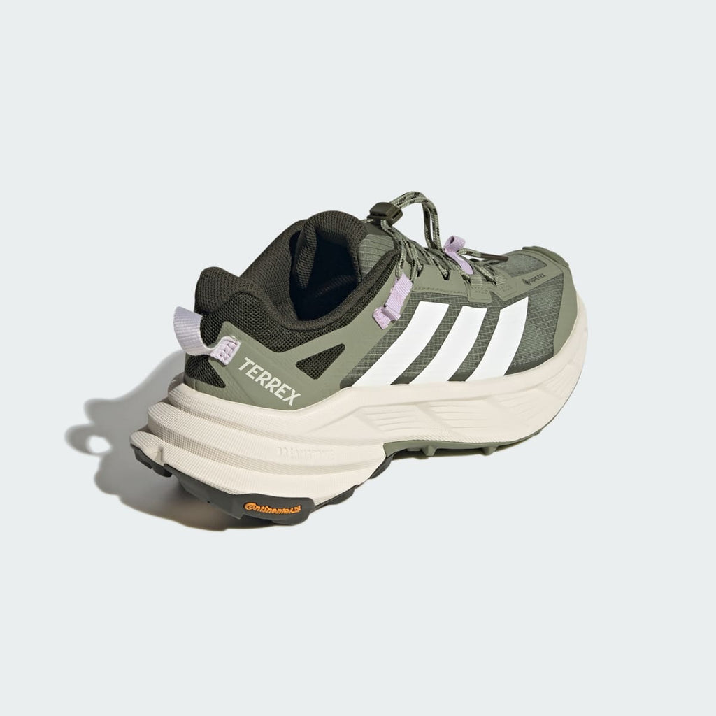 Adidas Women's TERREX Freehiker SL GORE-TEX Hiking Shoes - Tent Green / Off White / Ice Lavender - Image 5