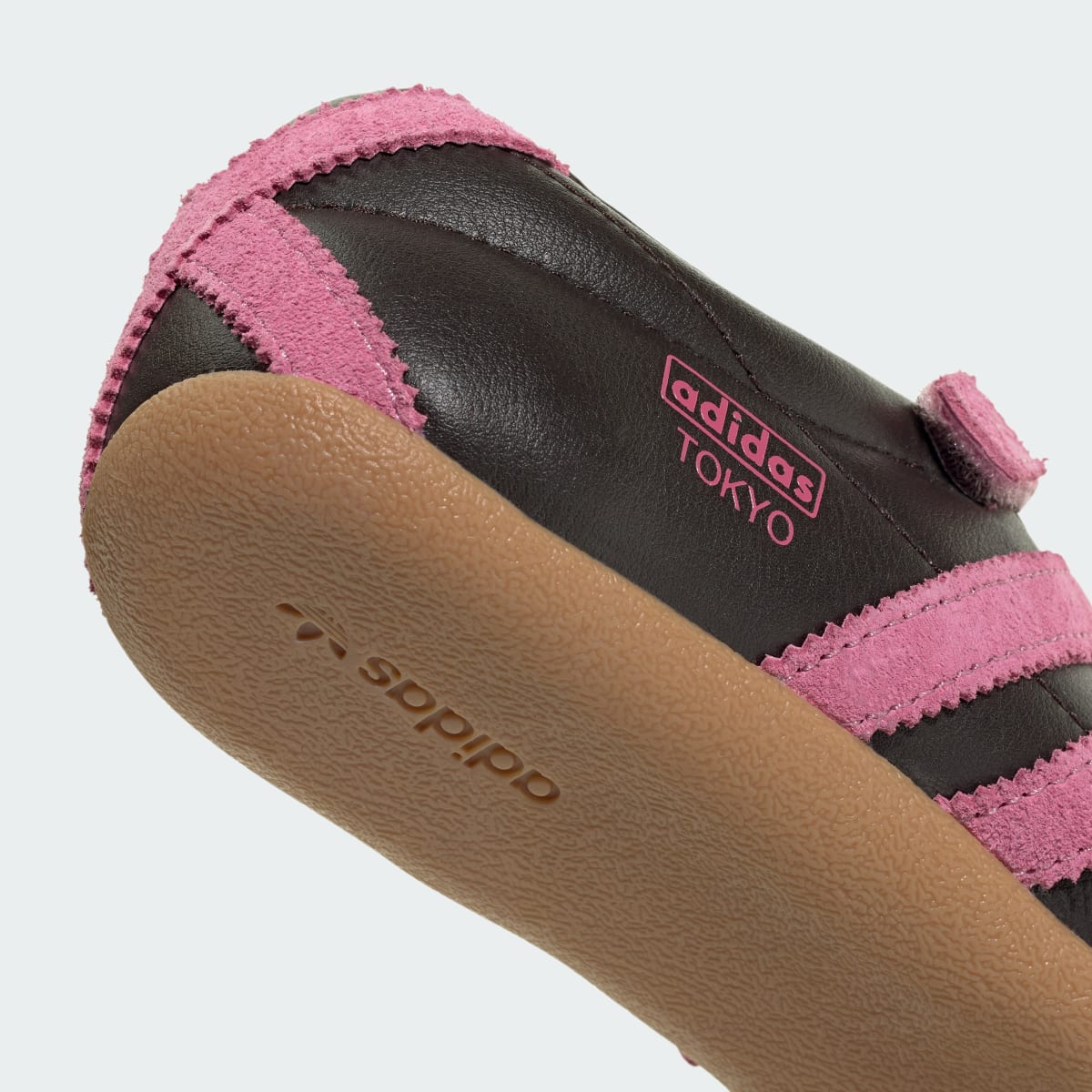Adidas Kids' TOKYO MJ SHOES - Khaki Six / St Tropic Bloom / Gum - Image 8