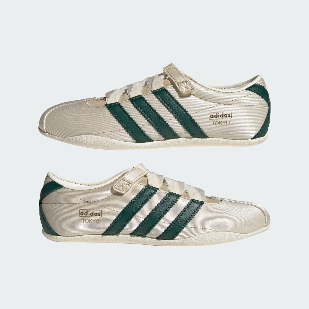 Adidas Women's TOKYO MJ SHOES - Thermal Chrome / Collegiate Green / Gold Metallic - Image 7