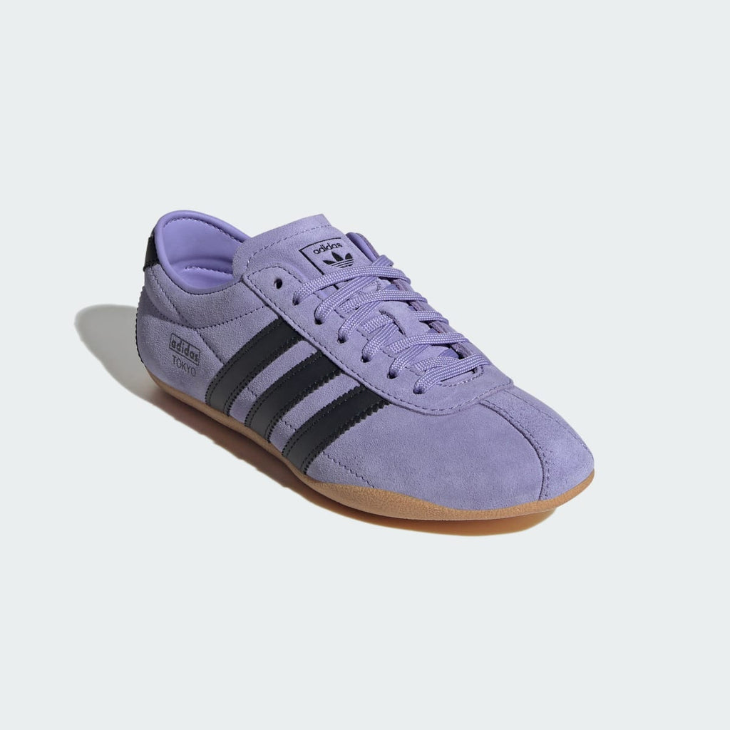Adidas Kids' TOKYO SHOES - Light Purple / Core Black / Gum - Image 4