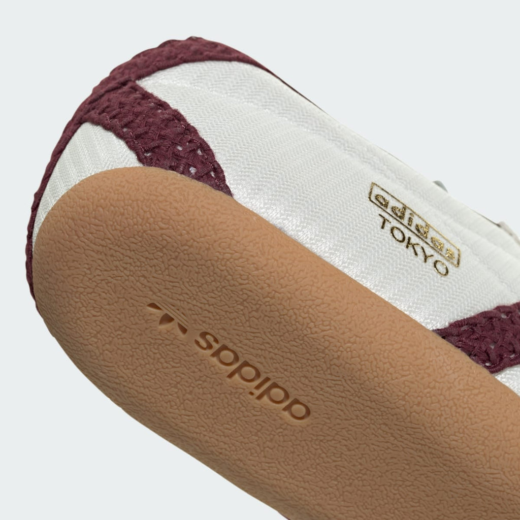 Adidas Women's TOKYO SHOES - Off White / Maroon / Gum - Image 9