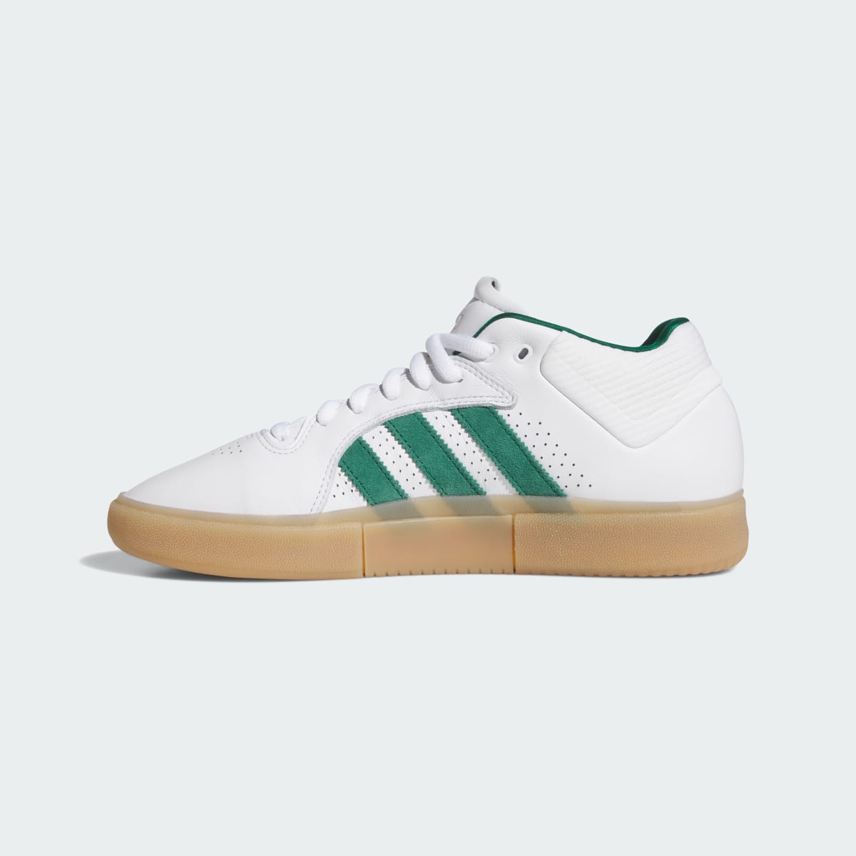 Adidas Men's TYSHAWN Shoes - Cloud White / Collegiate Green / Gum - Image 6