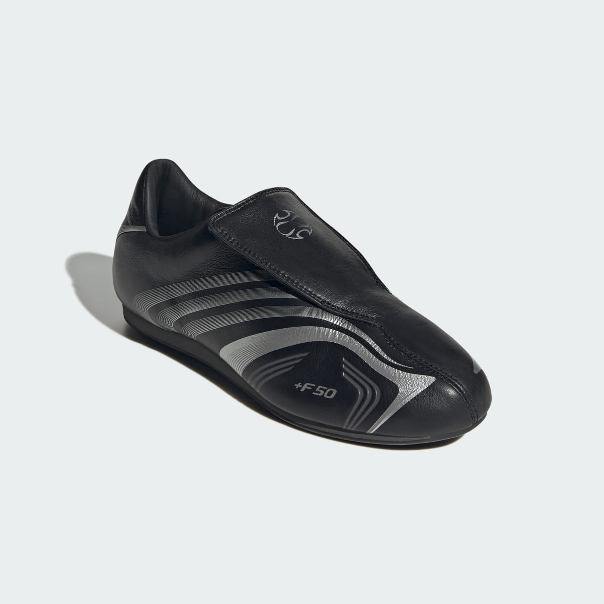 Adidas Women's Taekwondo F50 Shoes - Core Black / Silver Metallic / Grey Six - Image 5