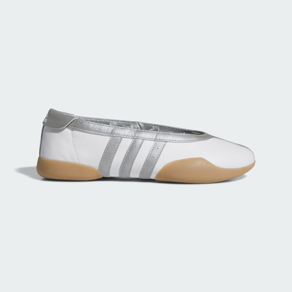 Adidas Women's Taekwondo Mei Shoes - Cloud White / Silver Metallic / Gum - Image 1