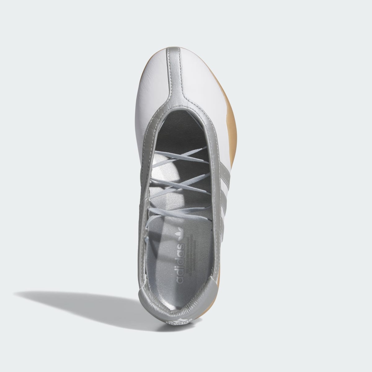 Adidas Women's Taekwondo Mei Shoes - Cloud White / Silver Metallic / Gum - Image 2