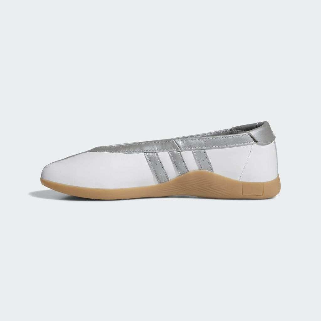 Adidas Women's Taekwondo Mei Shoes - Cloud White / Silver Metallic / Gum - Image 6
