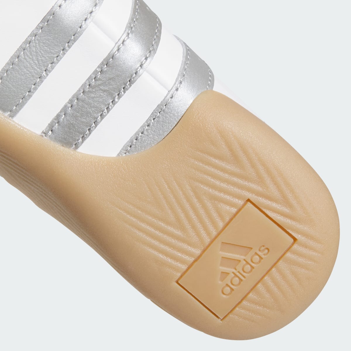 Adidas Women's Taekwondo Mei Shoes - Cloud White / Silver Metallic / Gum - Image 10