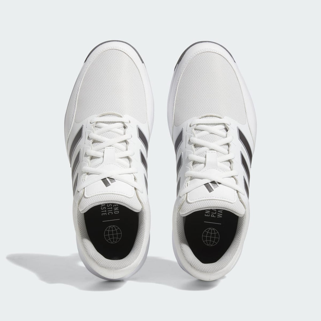 Adidas Men's Tech Response 3.0 Wide Golf Shoes - Cloud White / Dark Silver Metallic / Silver Metallic - Image 2