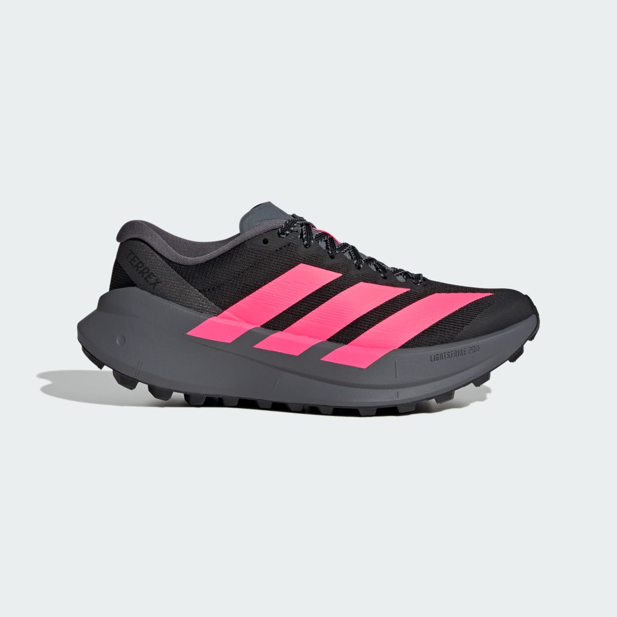 Adidas Women's Terrex Agravic SL Trail Running Shoes - Core Black / Solar Turbo / Aurora Onix - Image 1