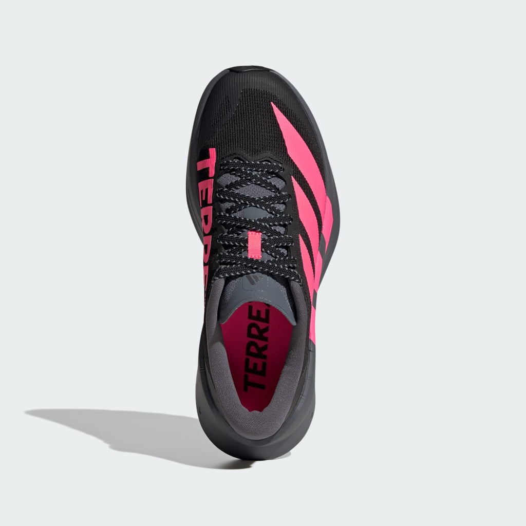 Adidas Women's Terrex Agravic SL Trail Running Shoes - Core Black / Solar Turbo / Aurora Onix - Image 3