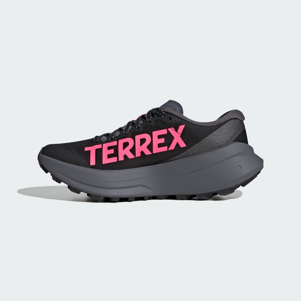 Adidas Women's Terrex Agravic SL Trail Running Shoes - Core Black / Solar Turbo / Aurora Onix - Image 9