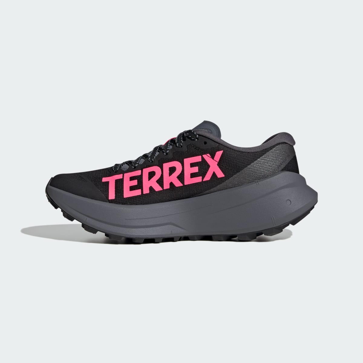 Adidas Women's Terrex Agravic SL Trail Running Shoes - Core Black / Solar Turbo / Aurora Onix - Image 9