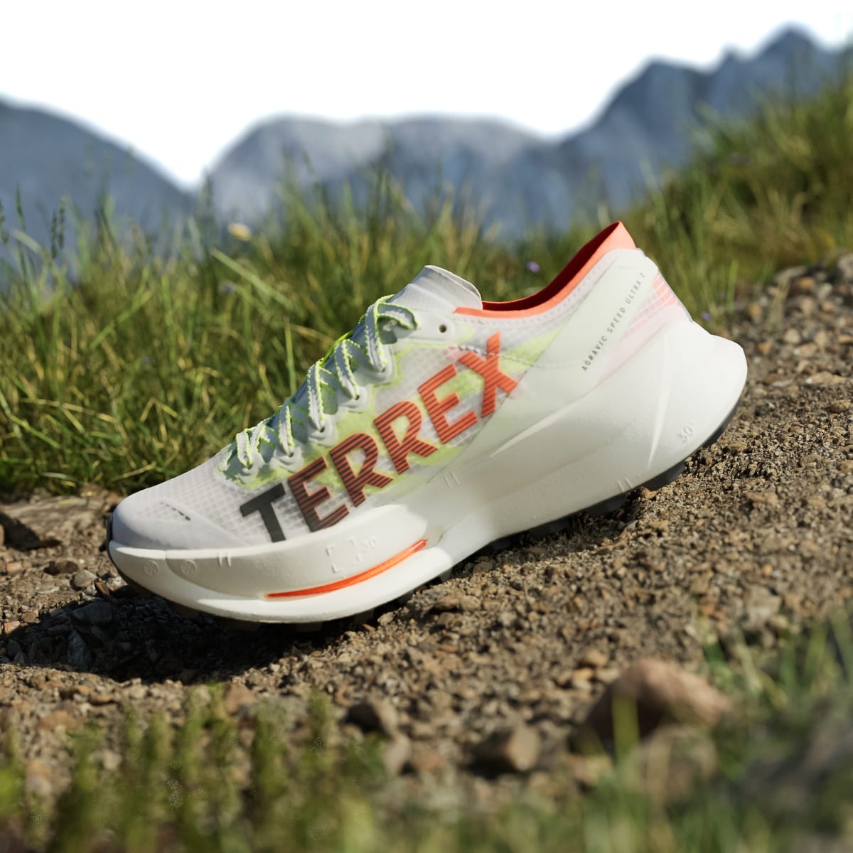 Adidas Women's Terrex Agravic Speed Ultra 2 Trail Running Shoes - Cloud White / Core Black / Reflective Silver - Image 8
