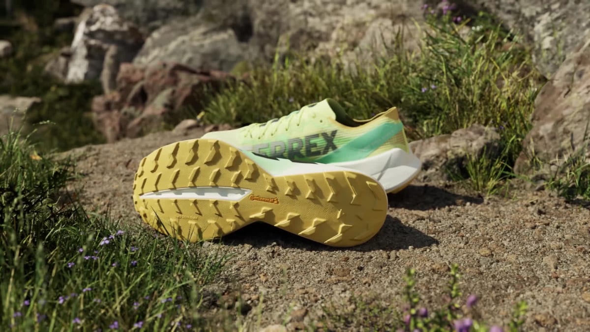 Adidas Men's Terrex Agravic Speed Ultra 2 Trail Running Shoes - Frozen Lemon / Core Black / Pulse Mint - Image 2