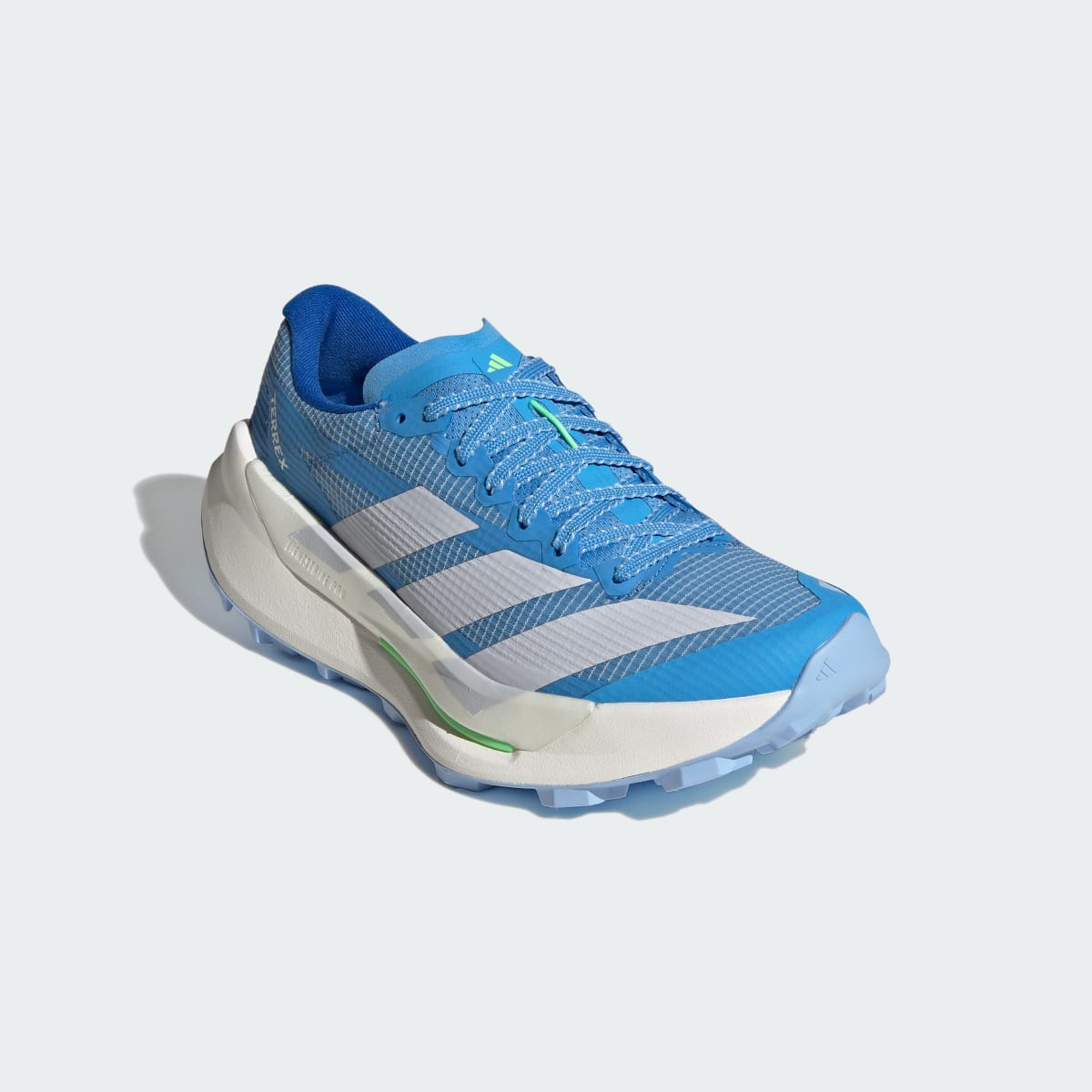 Adidas Women's Terrex Agravic TT Trail Running Shoes - Blue Burst / Dash Grey / Lime Burst - Image 4