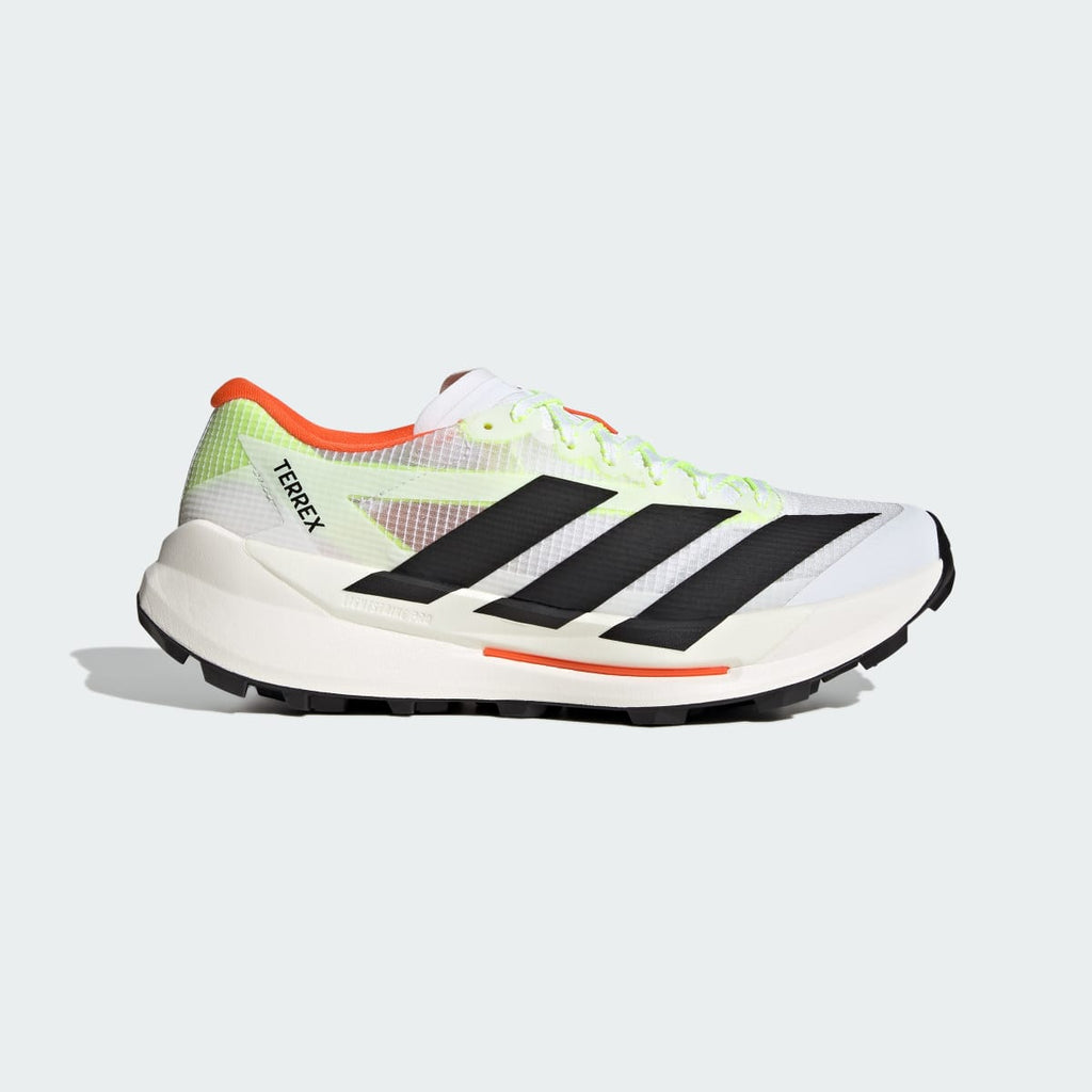 Adidas Men's Terrex Agravic TT Trail Running Shoes - Cloud White / Core Black / Impact Orange - Image 1