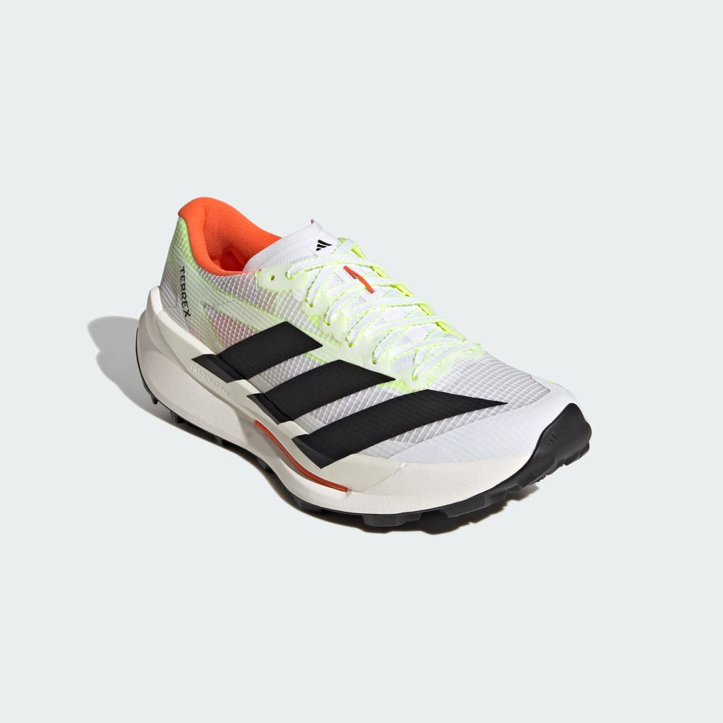 Adidas Men's Terrex Agravic TT Trail Running Shoes - Cloud White / Core Black / Impact Orange - Image 6
