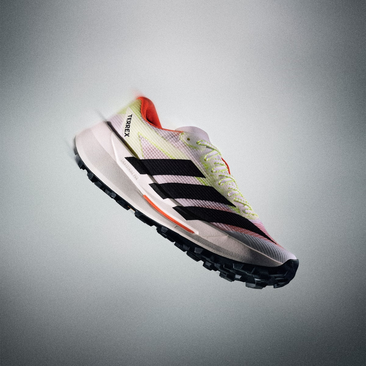 Adidas Women's Terrex Agravic TT Trail Running Shoes - Cloud White / Core Black / Impact Orange - Image 13
