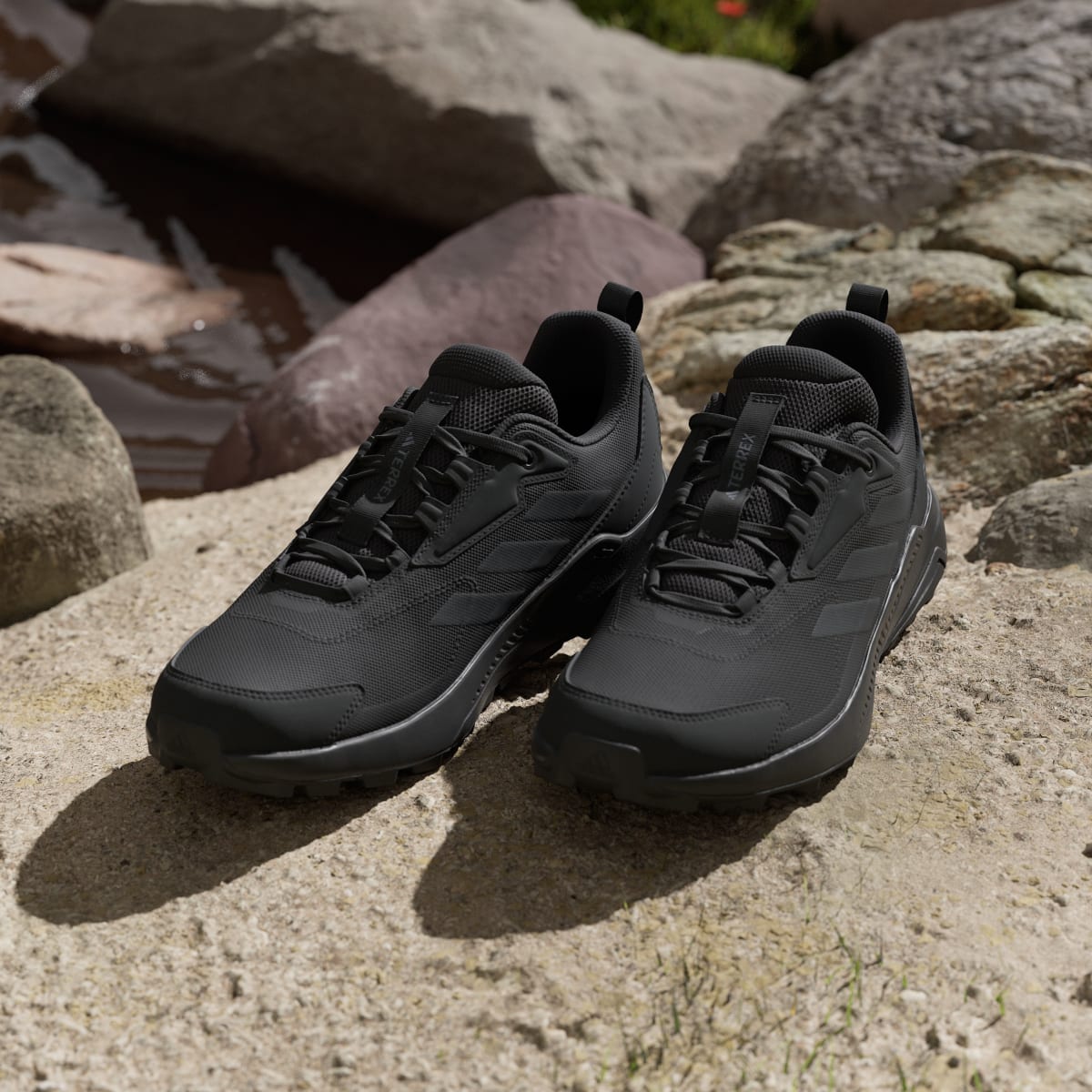 Adidas Men's Terrex Anylander Hiking Shoes - Core Black / Core Black / Grey Four - Image 5