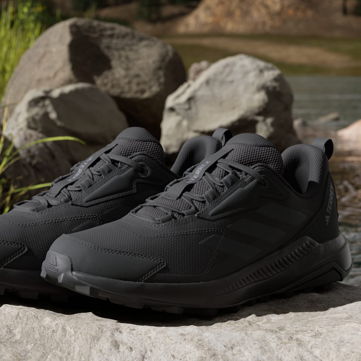 Adidas Men's Terrex Anylander Hiking Shoes - Core Black / Core Black / Grey Four - Image 9