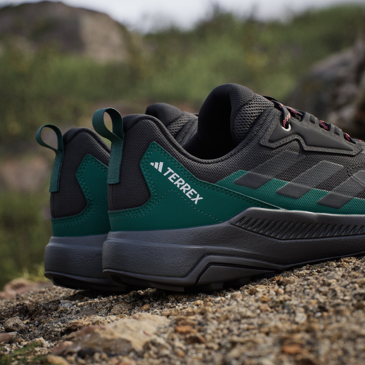Adidas Men's Terrex Anylander Hiking Shoes - Core Black / Carbon / Collegiate Green - Image 10