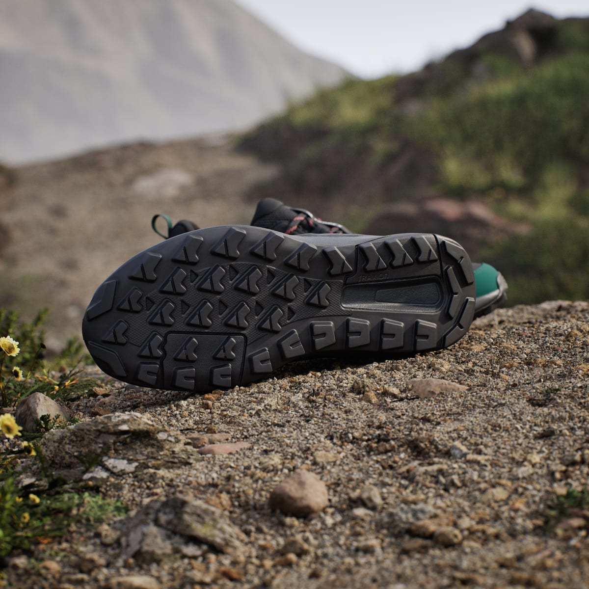 Adidas Men's Terrex Anylander Hiking Shoes - Core Black / Carbon / Collegiate Green - Image 4