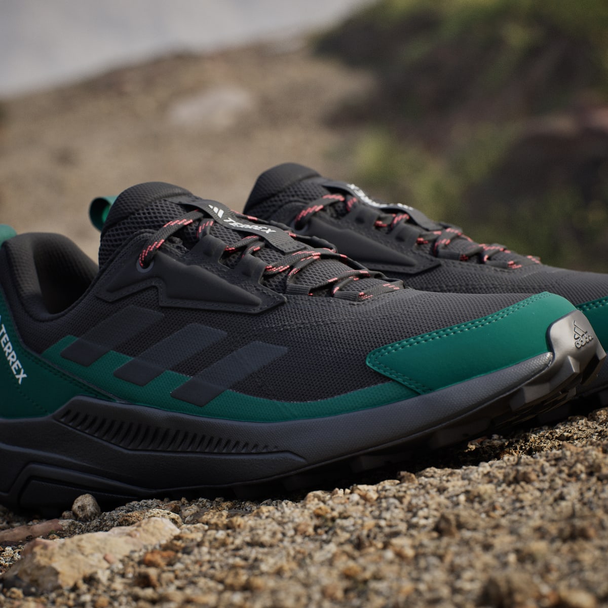 Adidas Men's Terrex Anylander Hiking Shoes - Core Black / Carbon / Collegiate Green - Image 9