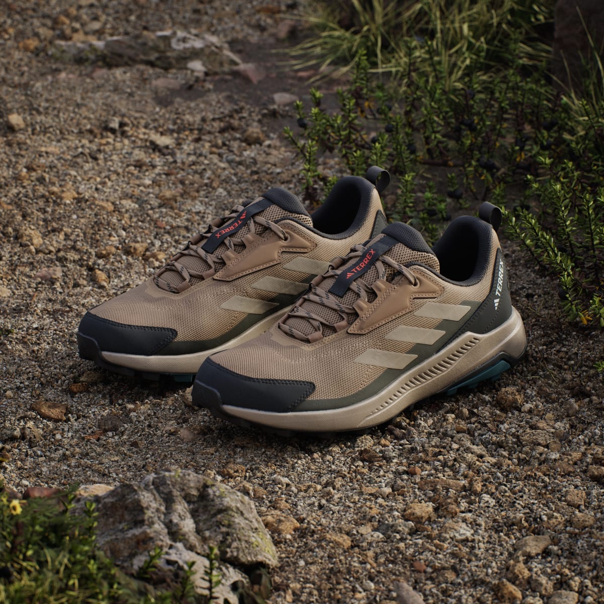 Adidas Men's Terrex Anylander Hiking Shoes - Cardboard / Blanch Cargo / Shadow Olive - Image 5