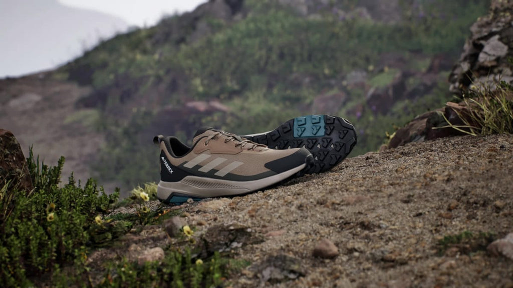 Adidas Men's Terrex Anylander Hiking Shoes - Cardboard / Blanch Cargo / Shadow Olive - Image 2