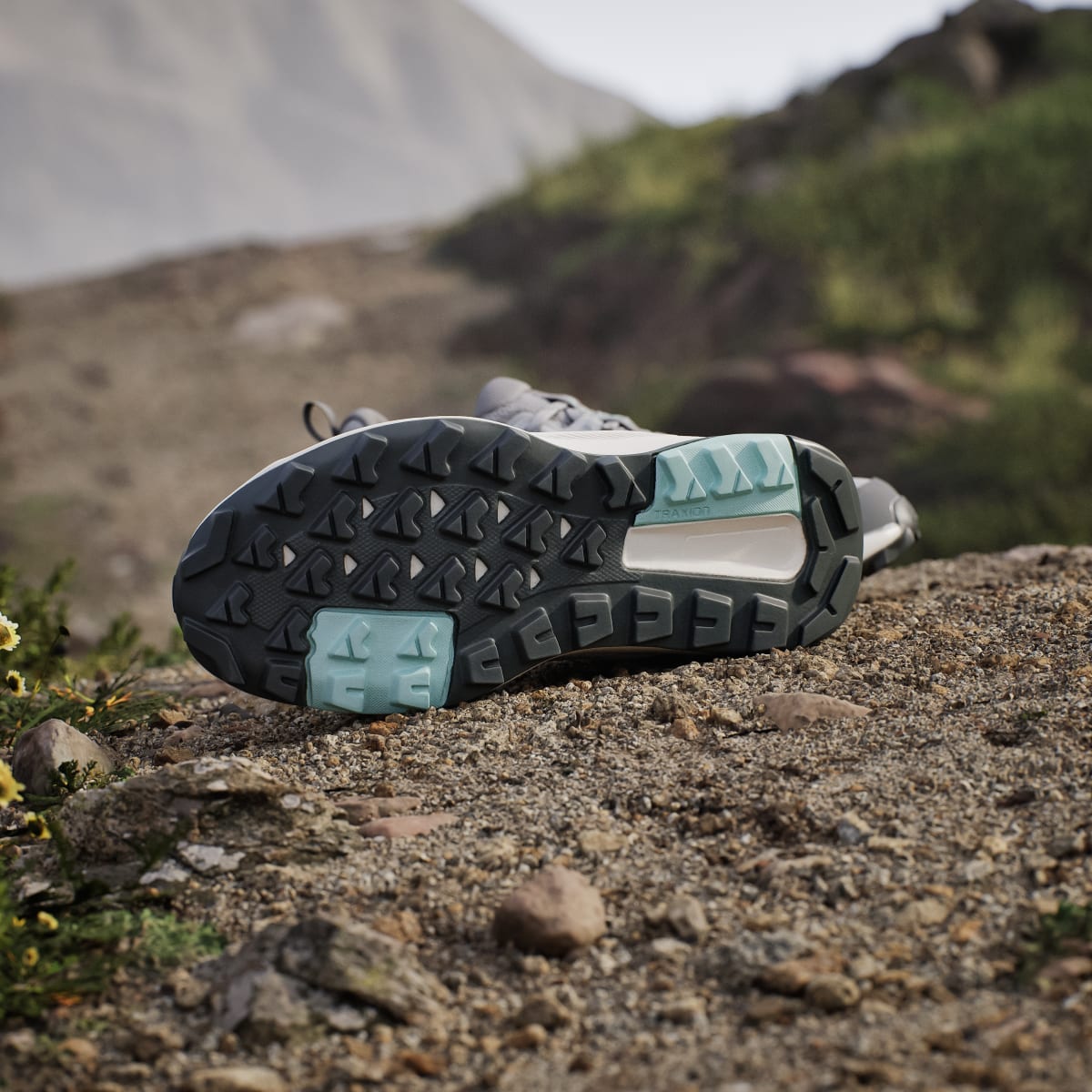 Adidas Women's Terrex Anylander Hiking Shoes - Grey Two / Chalk White / Beige - Image 4